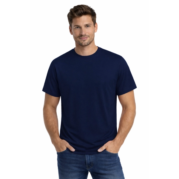 Męska koszulka T-shirt 100% miękka bawełna granatowa roz. XXL – koszulka t-shirt – odzież robocza dla gastronomii